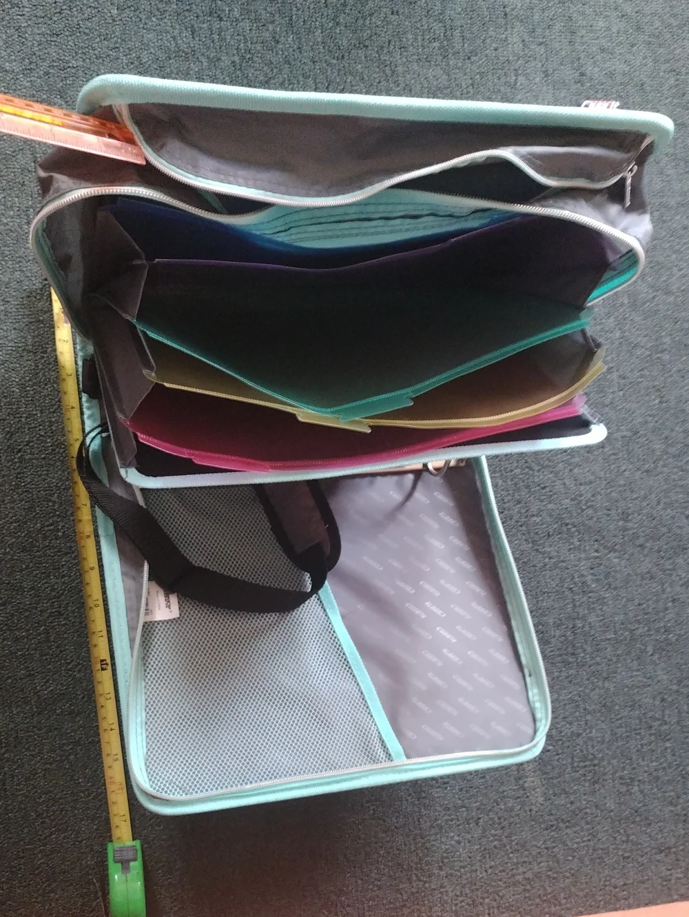 Case-it Mighty Zip Tab Expanding Tablet Case – Pastel Tie-Dye